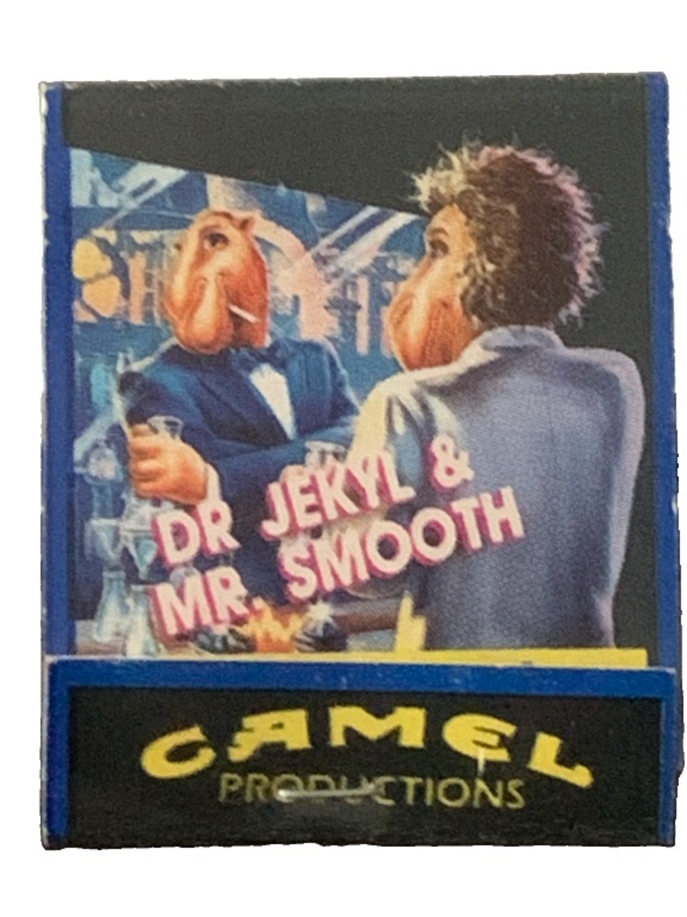 Vintage Matchbook Camel Camel Productions Dr Jekyl & Mr Smooth